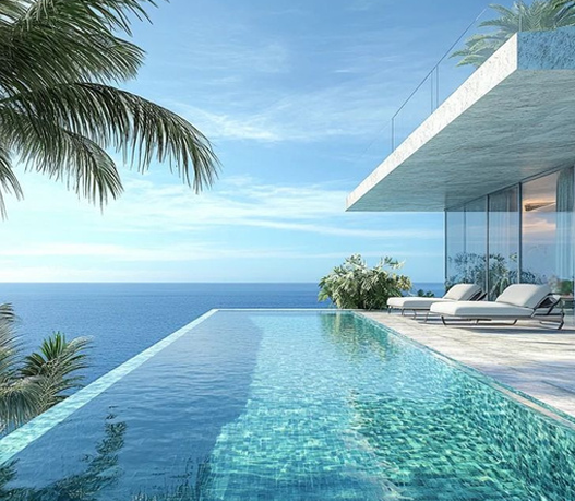 Infinity Pool at Konkan Bliss Residence